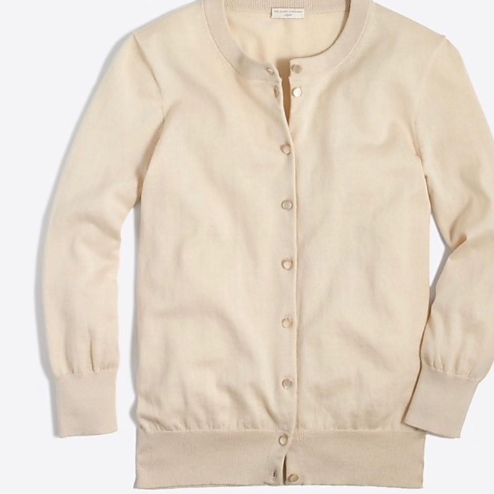 Jcrew Claire cardigan cream color